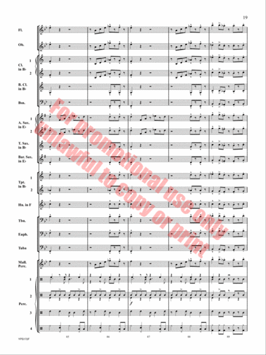 Chips and Salsa Concert Band scores gallery preview page 20