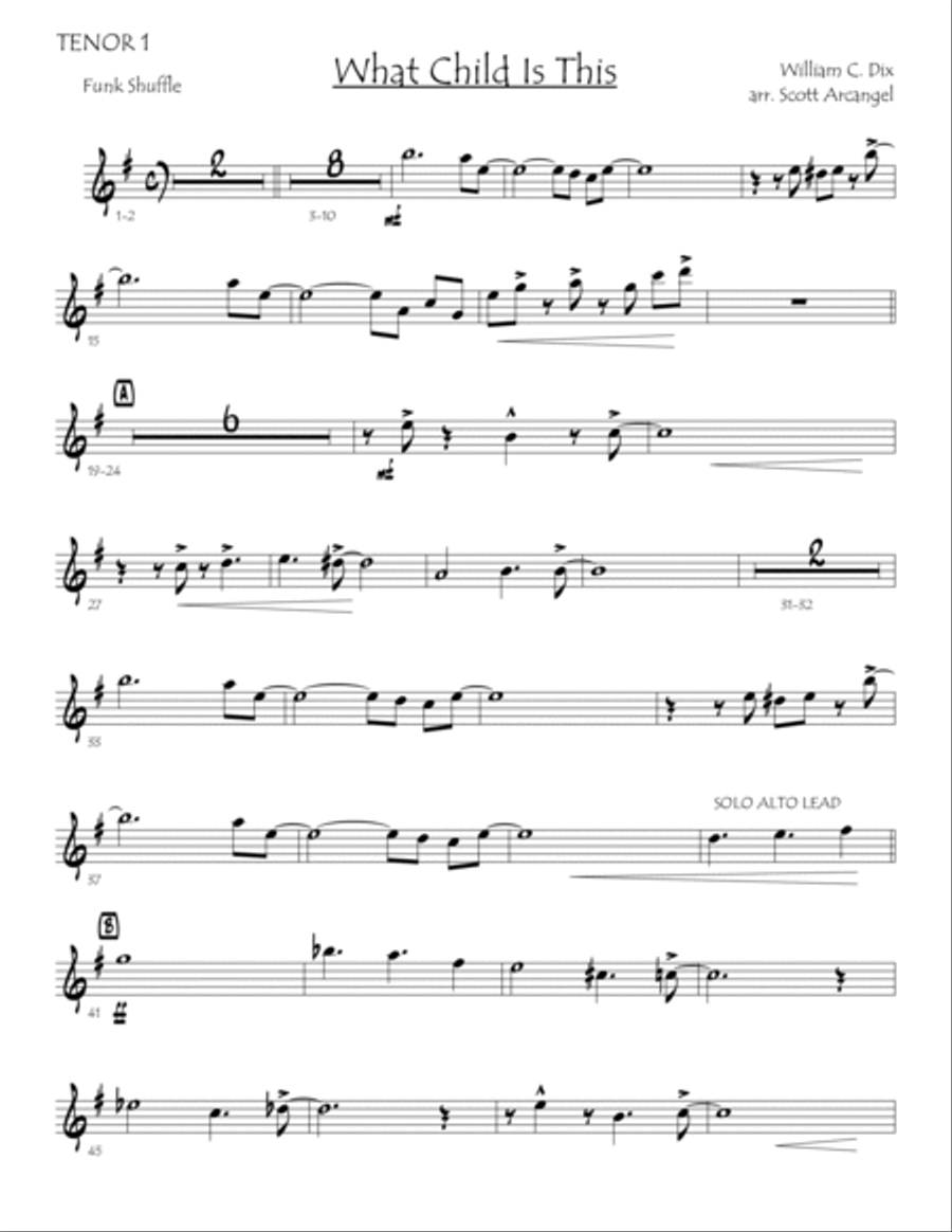What Child Is This What Child Is This Jazz Ensemble scores gallery preview page 5