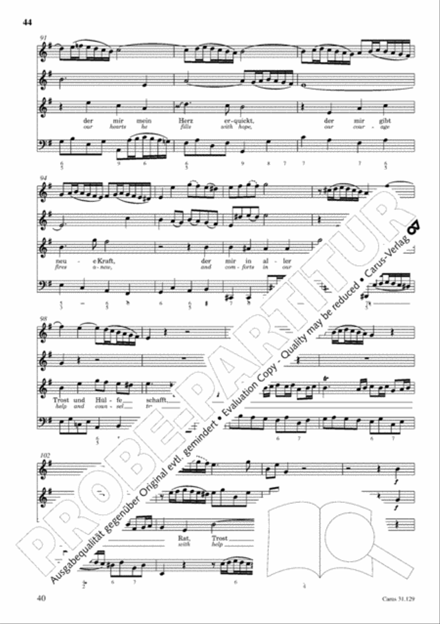 The Complete Sacred Vocal Works (Das geistliche Vokalwerk) Voice scores gallery preview page 45