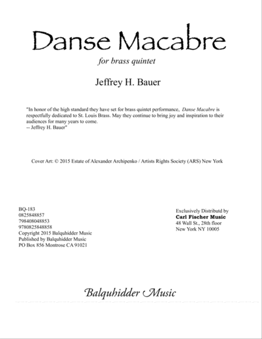 Danse Macabre Danse Macabre Horn scores gallery preview page 4