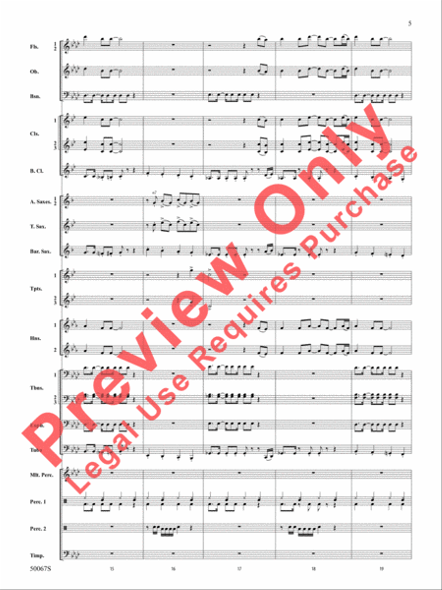 David Bowie -- The Hits David Bowie -- The Hits Concert Band scores gallery preview page 6