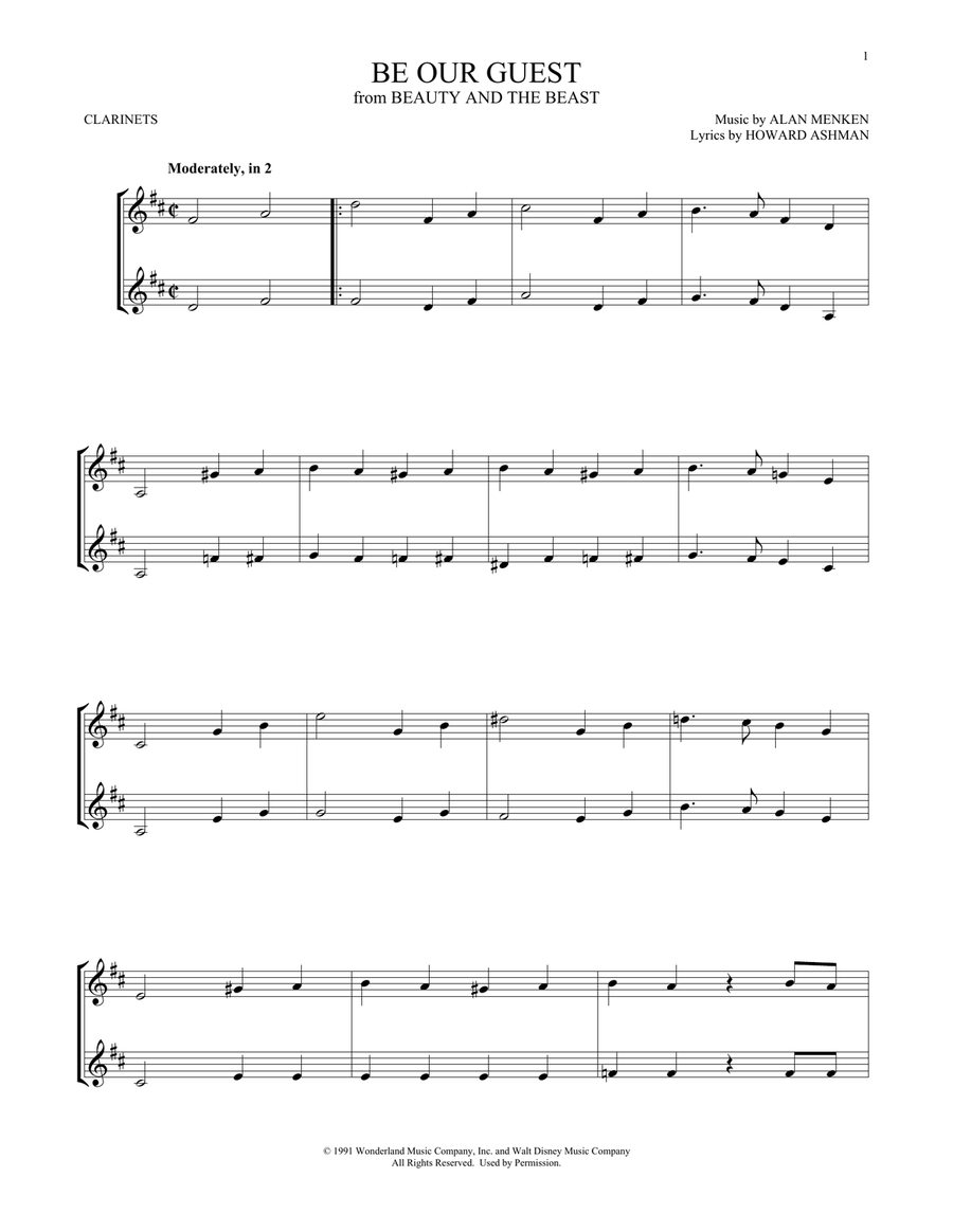 Be Our Guest (from Beauty And The Beast)