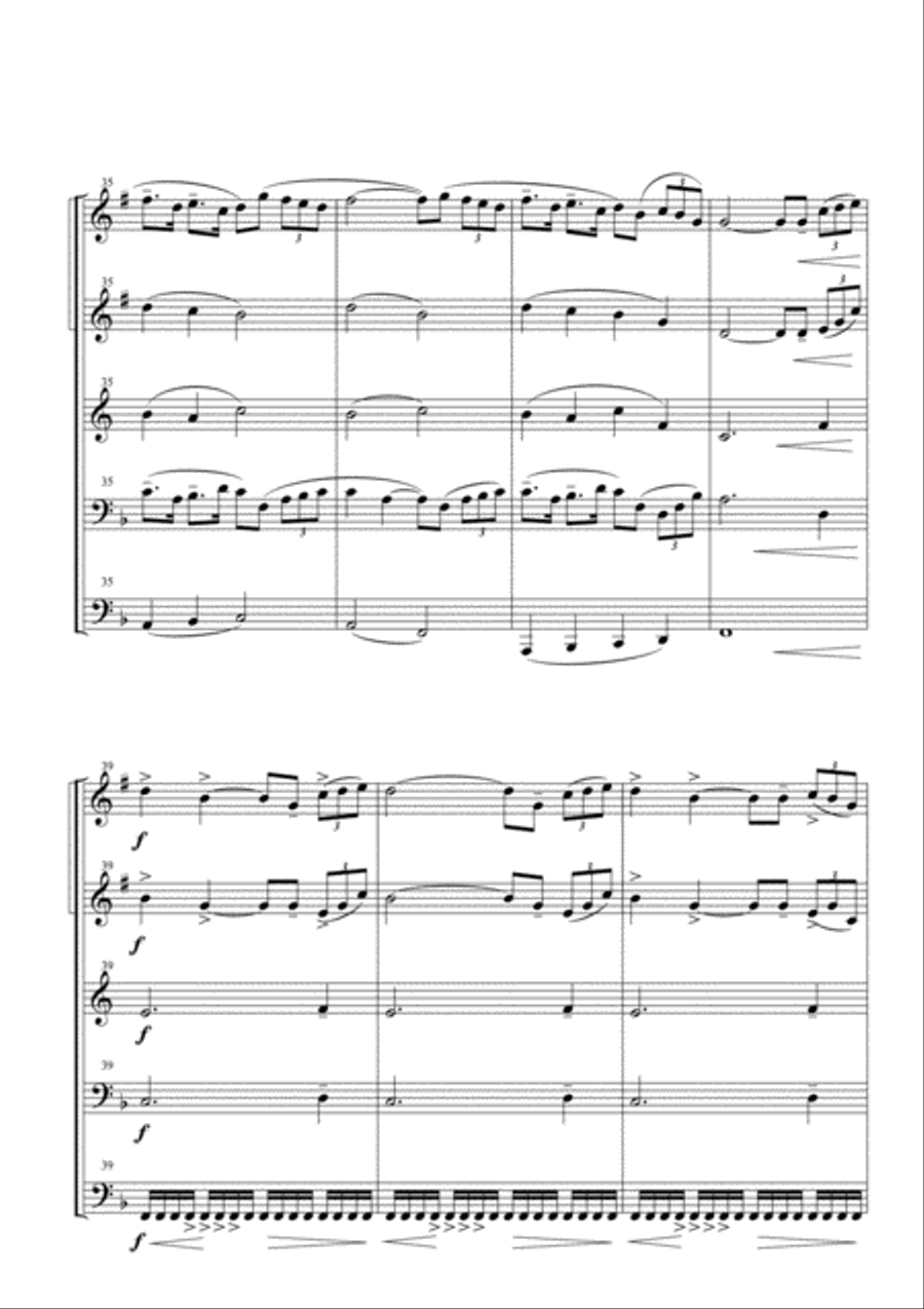 Chariots Of Fire from the Feature Film CHARIOTS OF FIRE Brass Ensemble scores gallery preview page 6