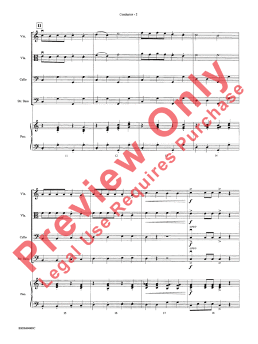 Dance of the Reed Flutes (from The Nutcracker) String Orchestra scores gallery preview page 4