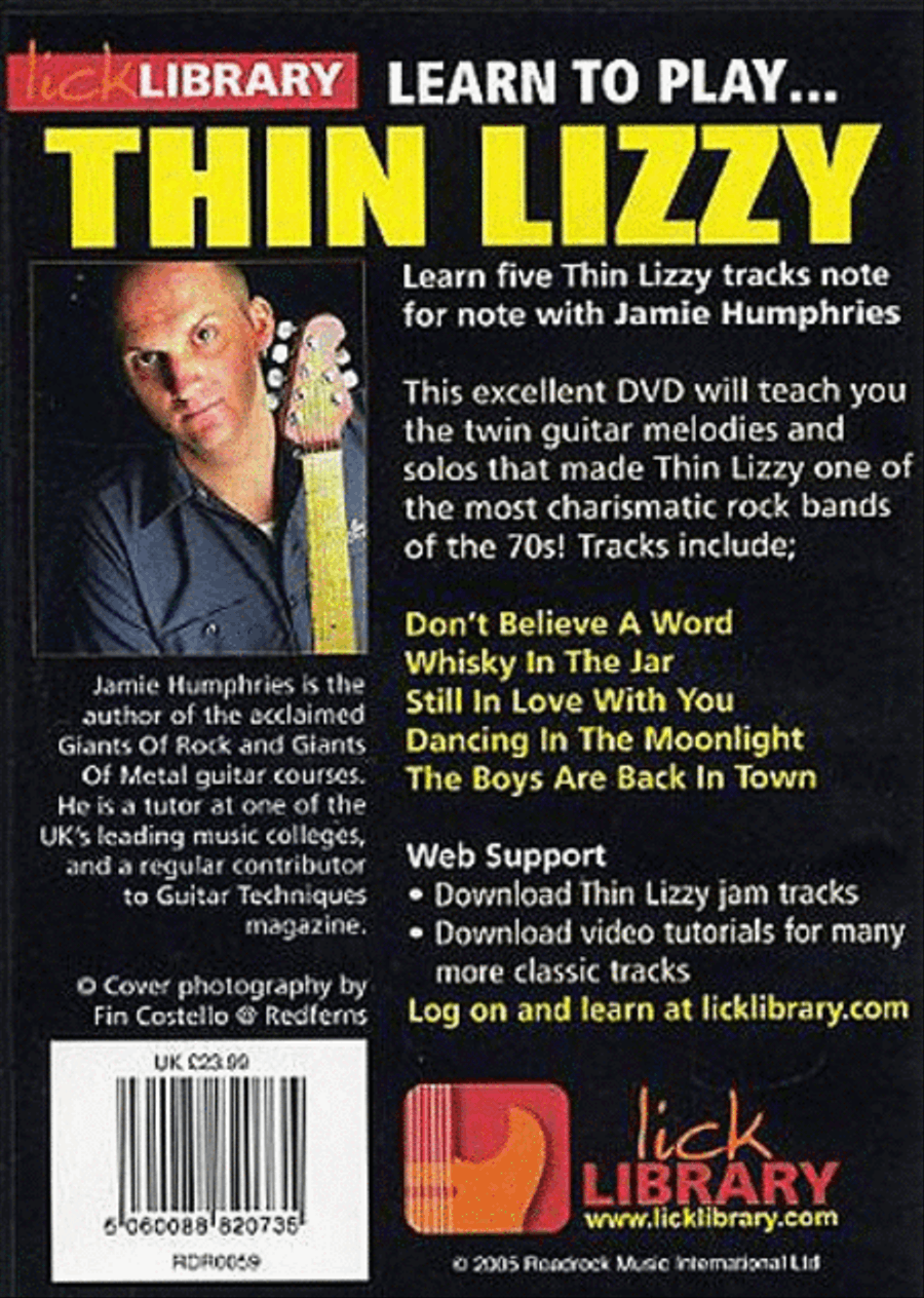 Learn To Play Thin Lizzy Guitar scores gallery preview page 2