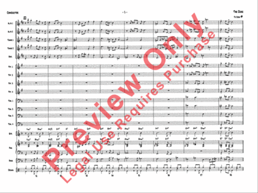 The Duke The Duke Jazz Ensemble scores gallery preview page 8