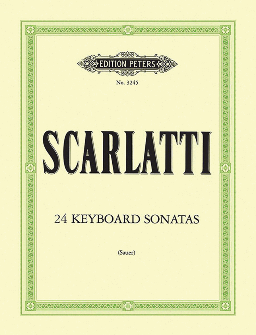 24 Sonatas (in progressive order) Piano scores gallery preview page 1