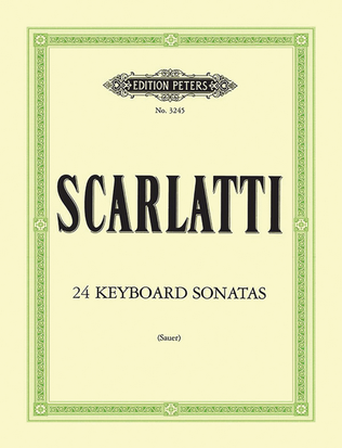 Book cover for 24 Sonatas (in progressive order)