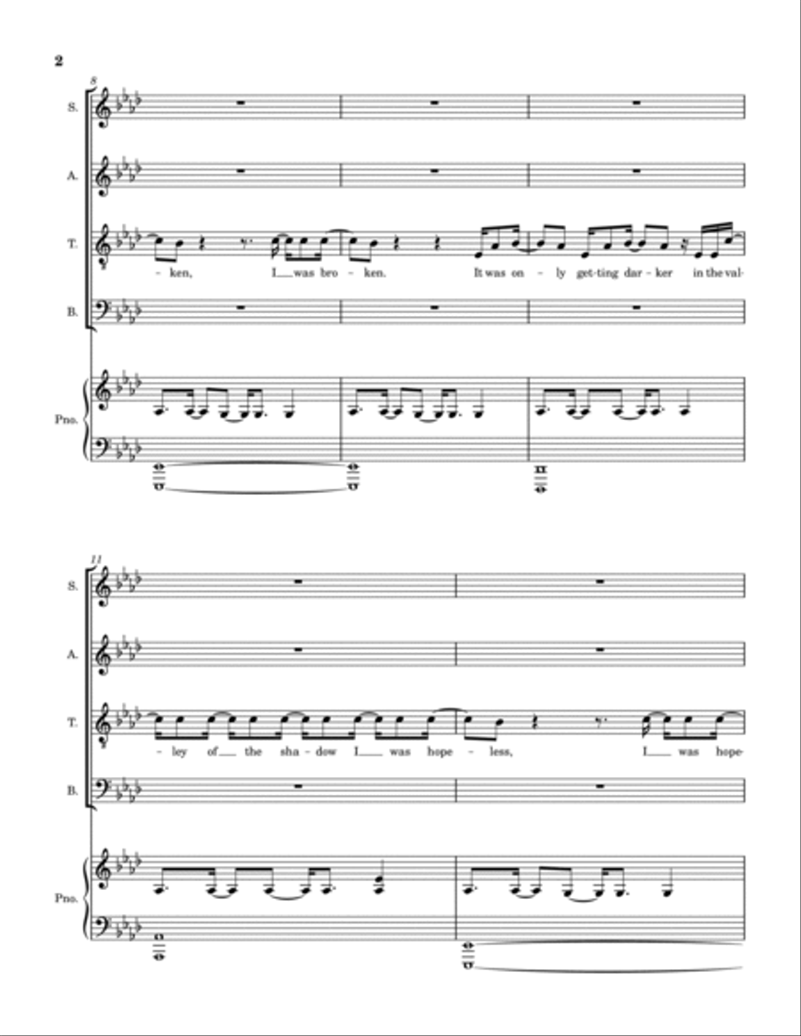 Then Christ Came 4-Part scores gallery preview page 3