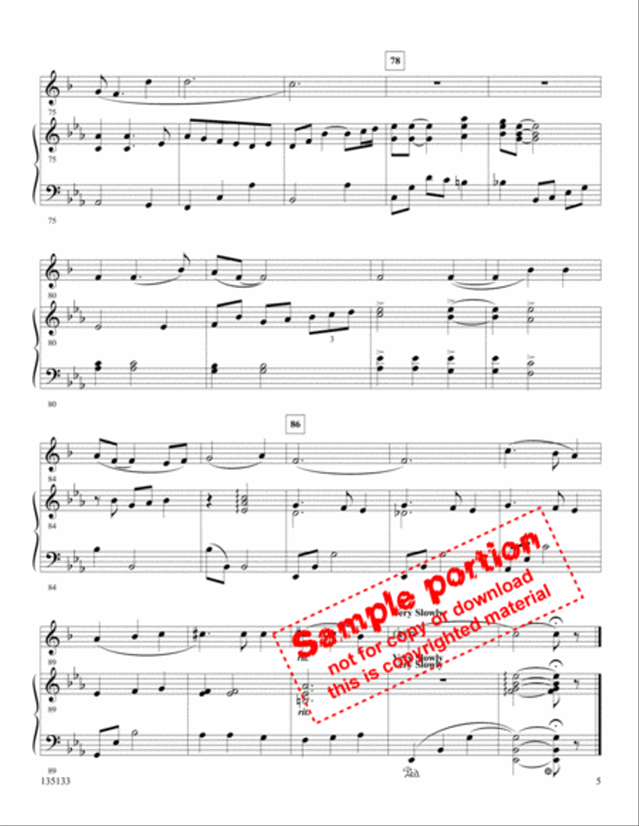 Softly And Tenderly Softly And Tenderly Cornet scores gallery preview page 4
