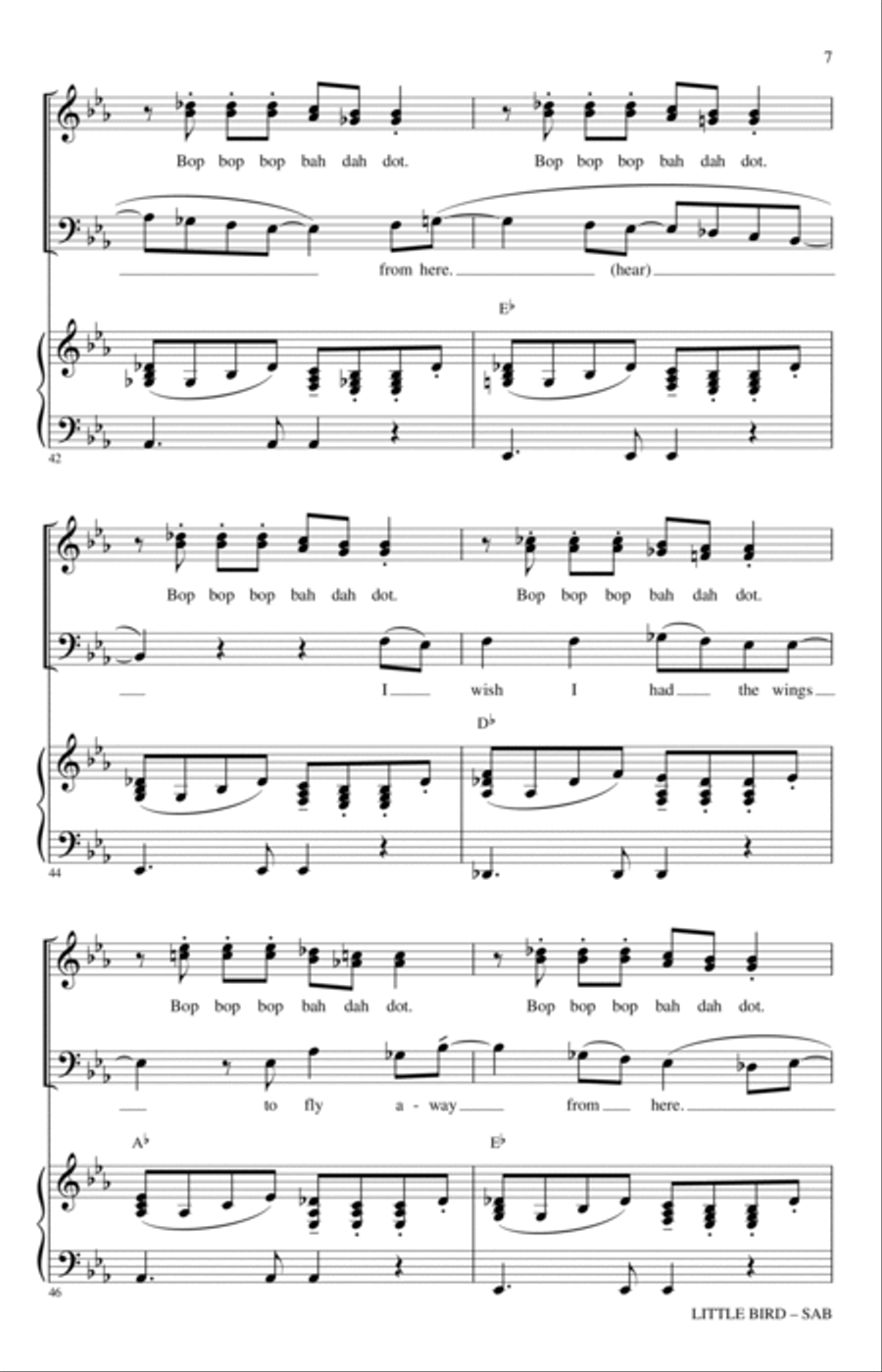 Little Bird Little Bird 3-Part scores gallery preview page 6