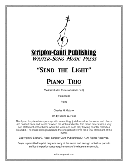 Send the Light for Piano Trio image number null