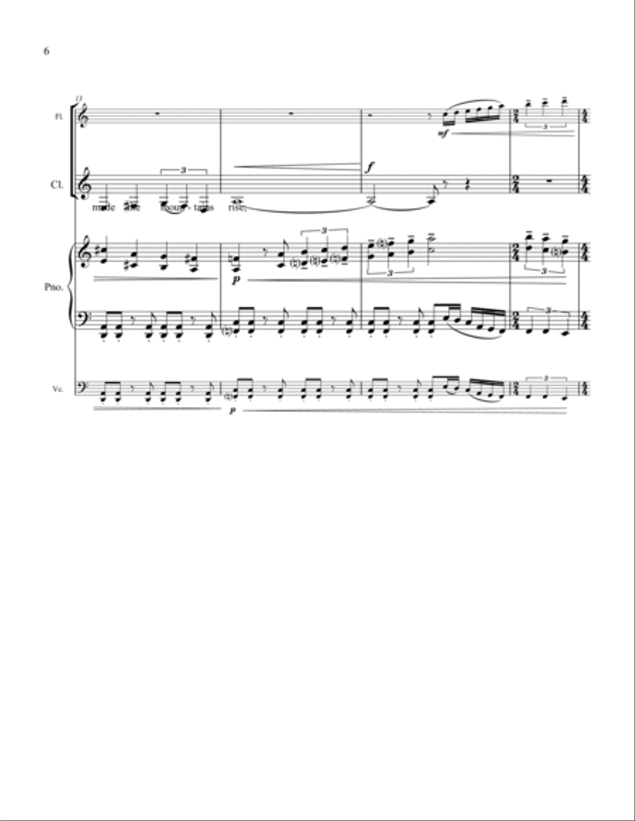 Three Sacred Songs Chamber Music scores gallery preview page 6