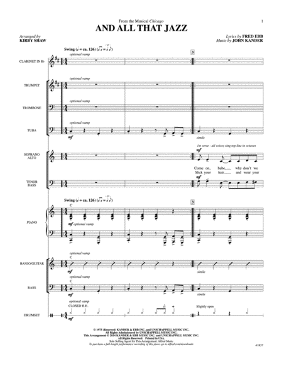 And All That Jazz: Score Score scores gallery preview page 2