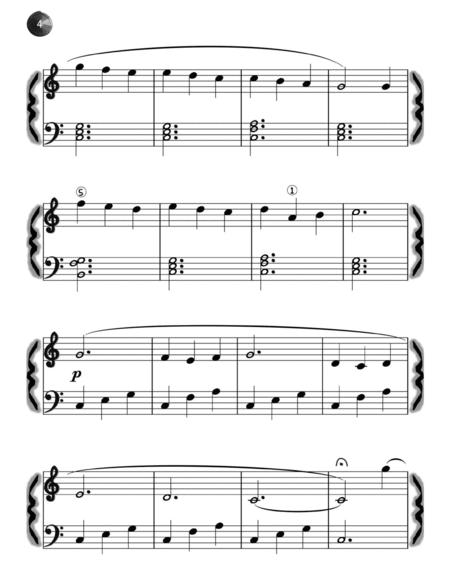 Away in a Manger Arr. for easy piano image number null