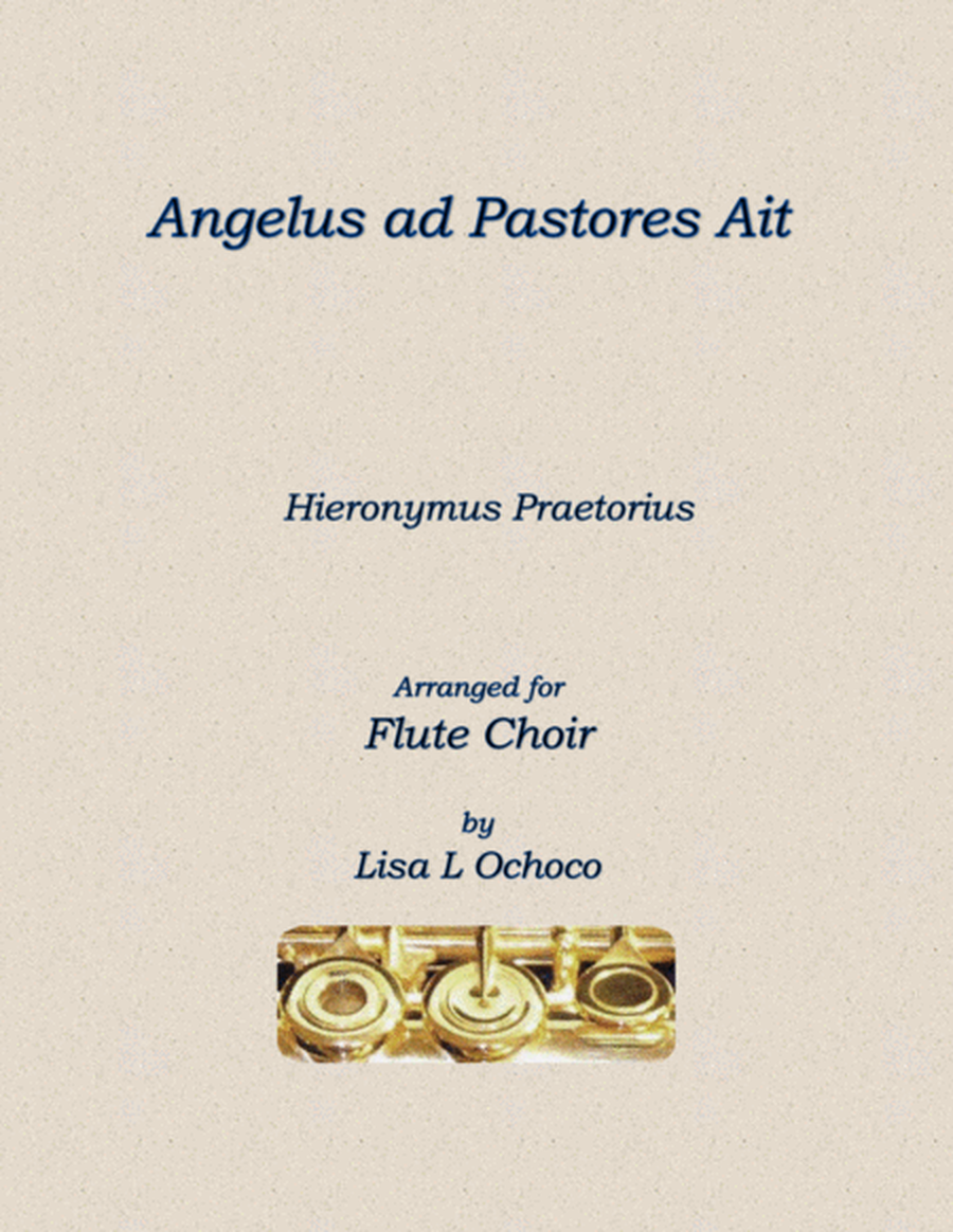 Angelus ad Pastores Ait for Flute Choir image number null