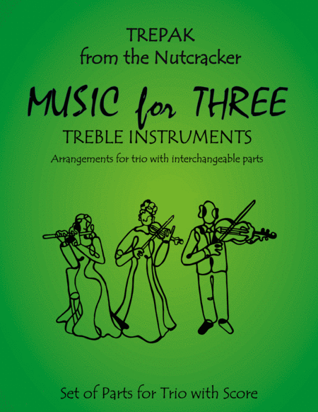 Trepak from The Nutcracker for Flute Trio (Two Flutes & Alto Flute)