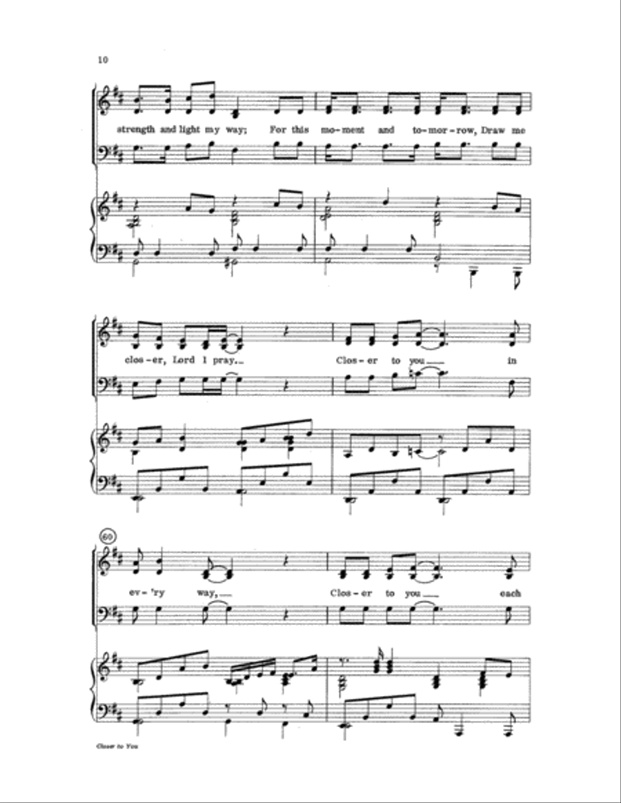 Closer to You 3-Part scores gallery preview page 10