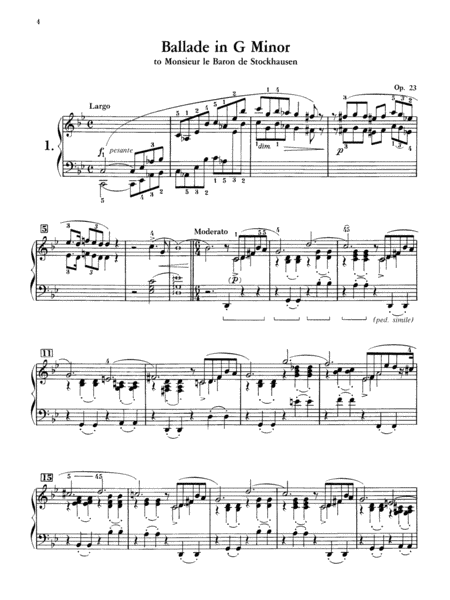 Chopin -- Ballades