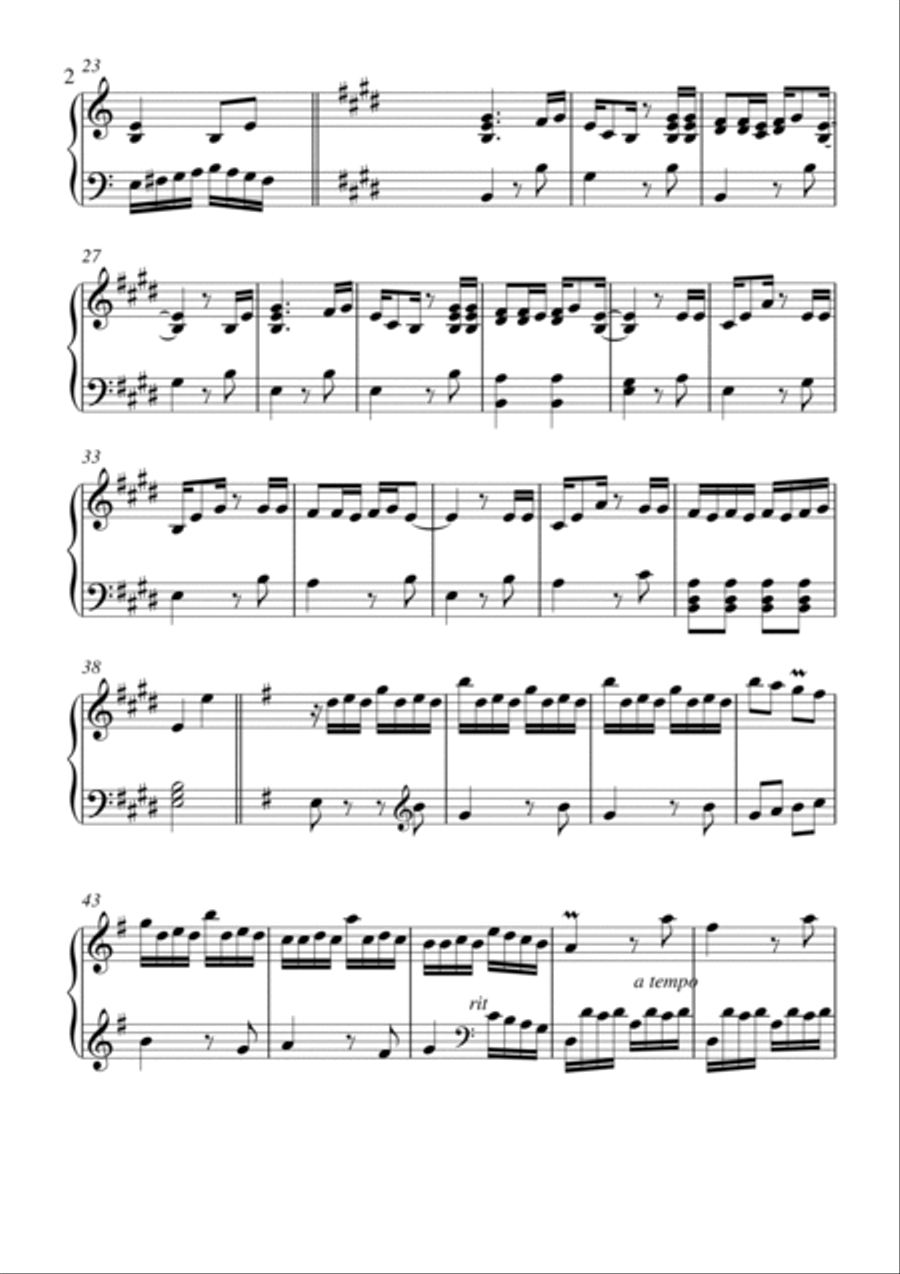 Caminem amb la llum de Deu Piano Solo scores gallery preview page 2