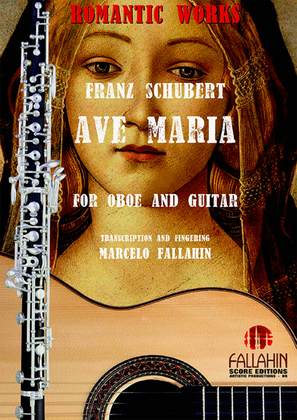 Book cover for AVE MARIA - FRANZ SCHUBERT - FOR OBOE AND GUITAR