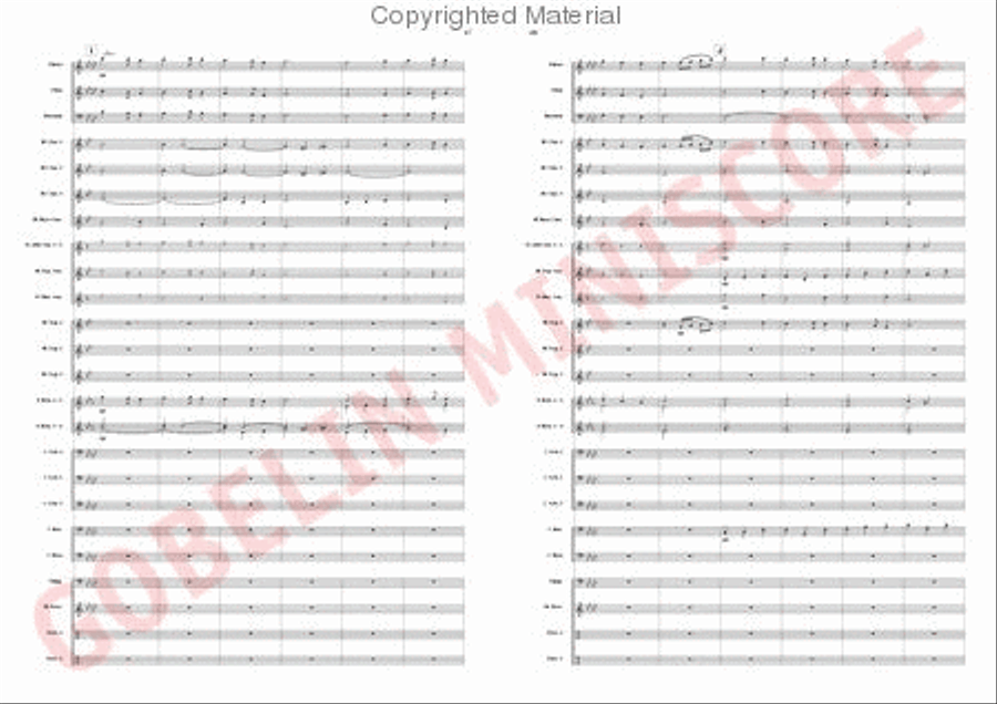 Land of Legends Concert Band scores gallery preview page 24