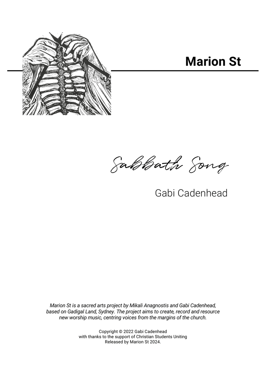 Sabbath Song Piano scores gallery preview page 1