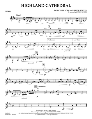 Highland Cathedral - Violin 2