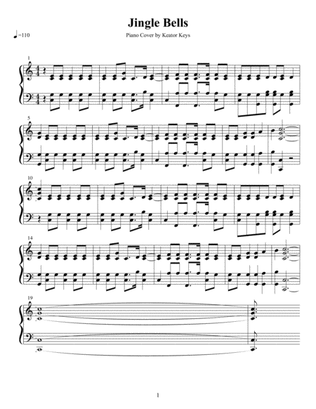 Jingle Bells - Easy Piano