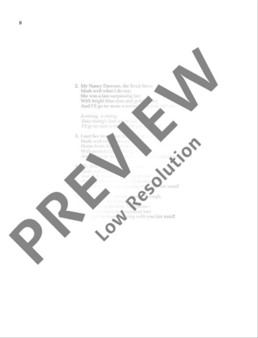 Best of Folk Songs Voice scores gallery preview page 9