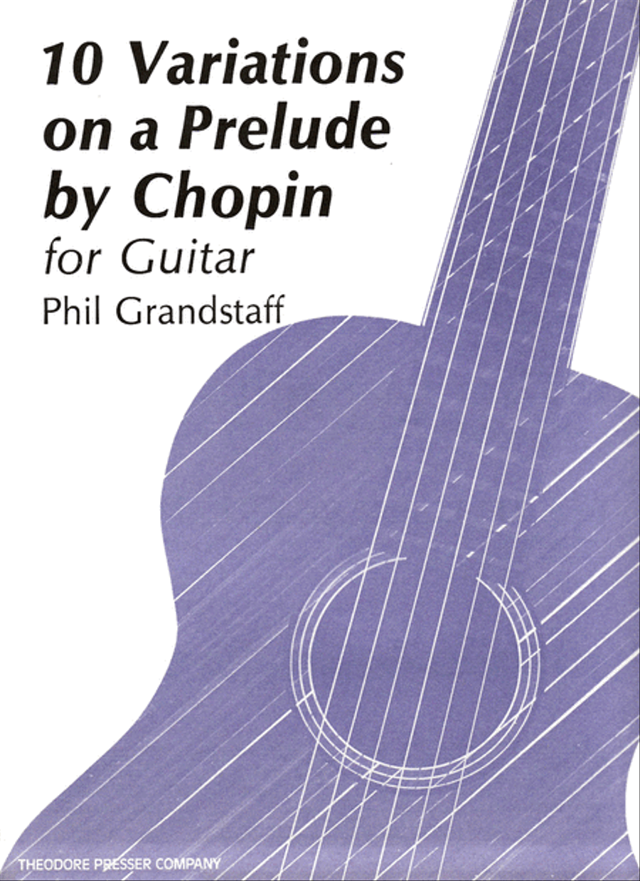 10 Variations on A Prelude By Chopin Classical Guitar scores gallery preview page 1