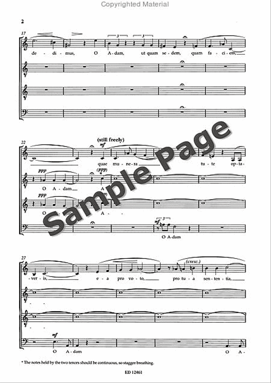 Glorious Hill Men's Voices TTBB scores gallery preview page 7
