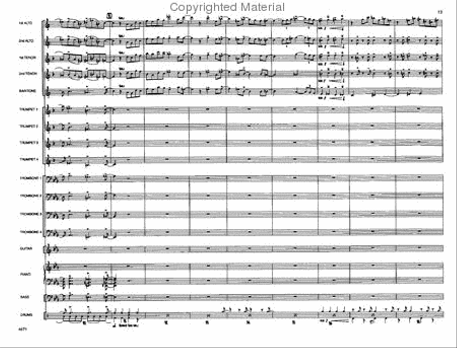 Big Al's Boogie Jazz Ensemble scores gallery preview page 13