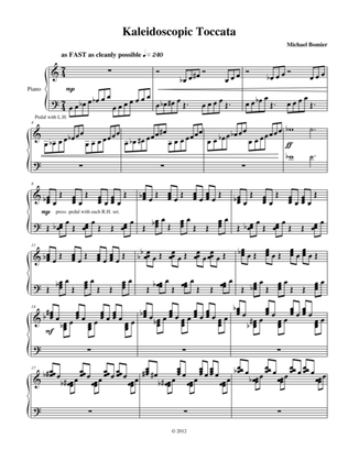Kaleidescopic Toccata from Nine Character Pieces