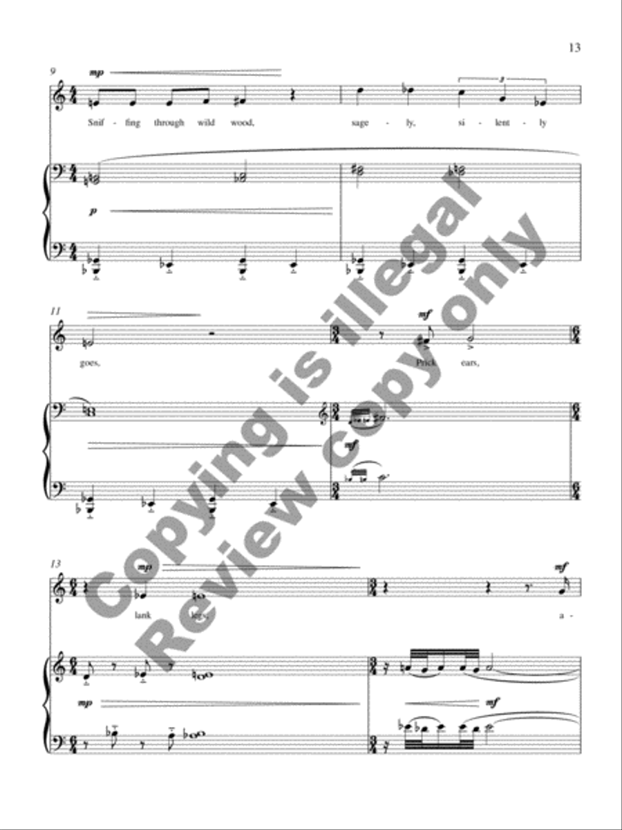 Songs of Enchantment Mezzo-Soprano Voice scores gallery preview page 8