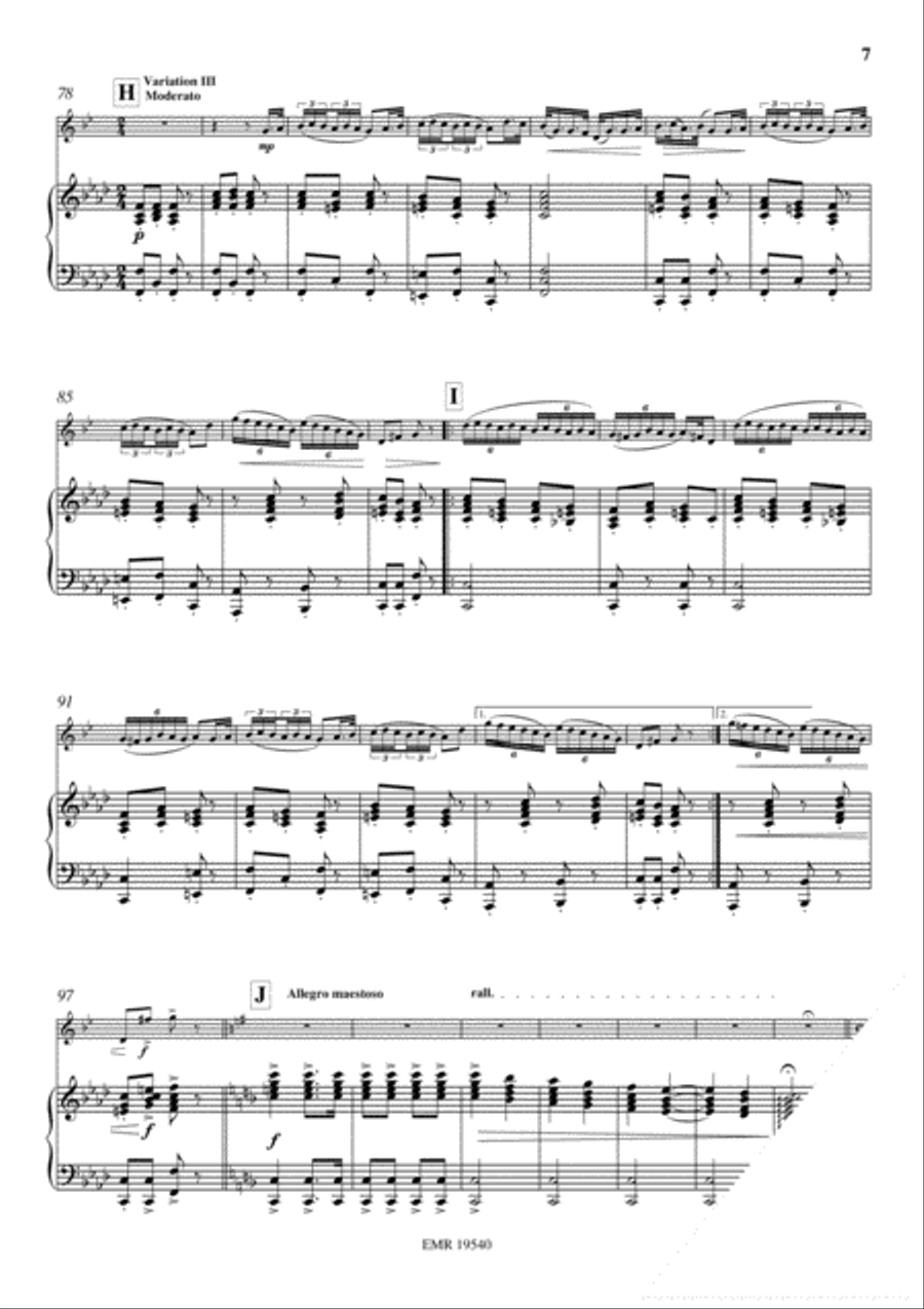 My Old Kentucky Home Baritone Horn scores gallery preview page 7