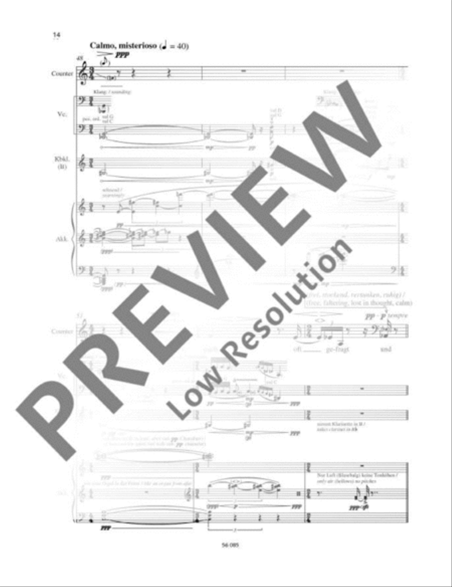 Scorpion Scorpion Bass Clarinet scores gallery preview page 15