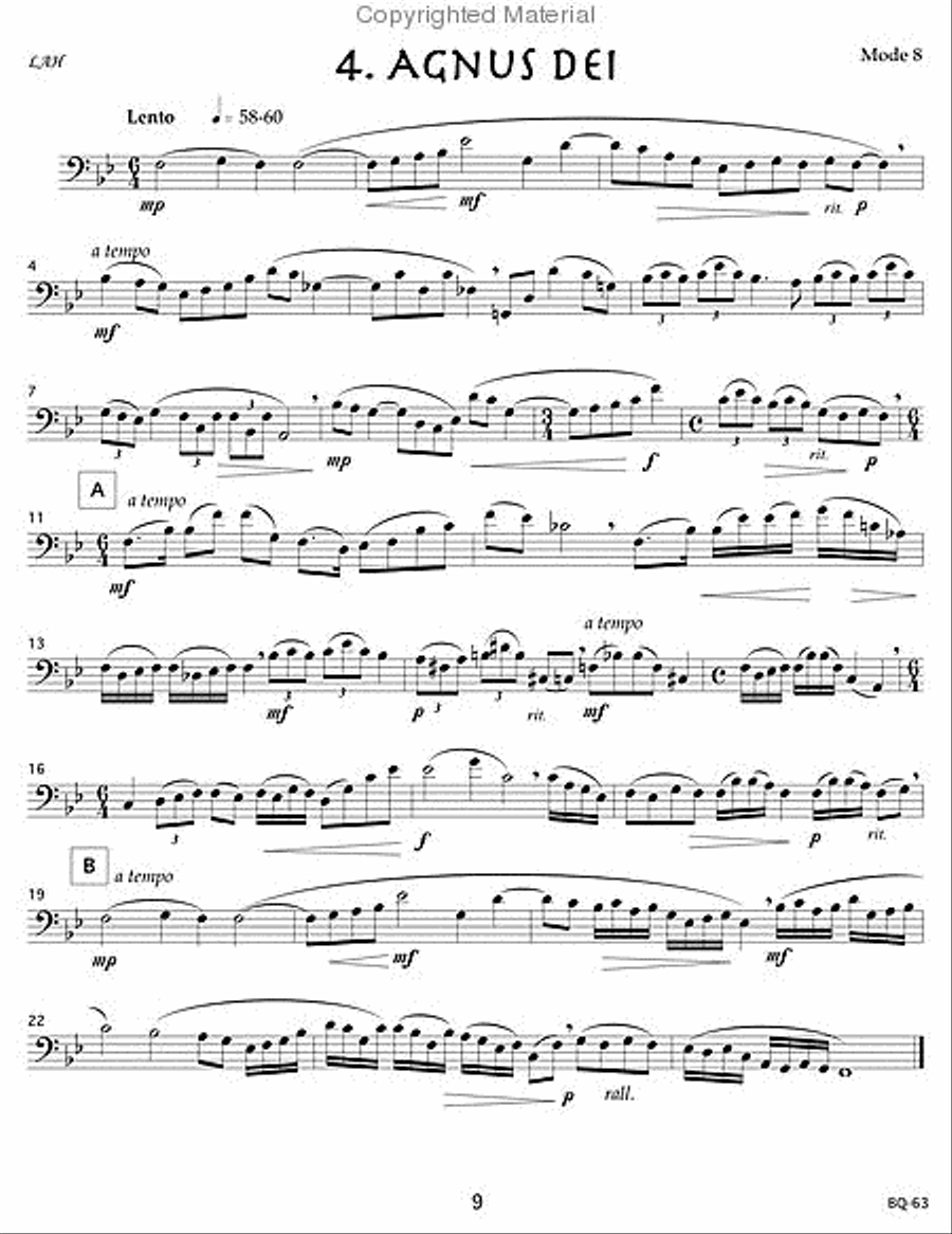 Planchant For Trombone Planchant For Trombone Trombone Solo scores gallery preview page 2