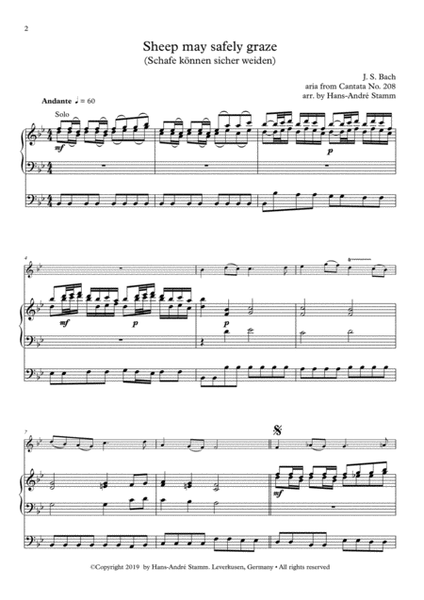 J. S. Bach - Sheep may safely graze (Schafe können sicher weiden) from Cantata No. 208