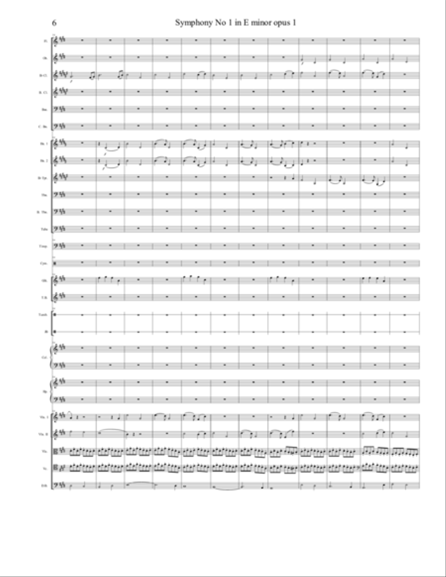 Symphony No 1 in E minor 