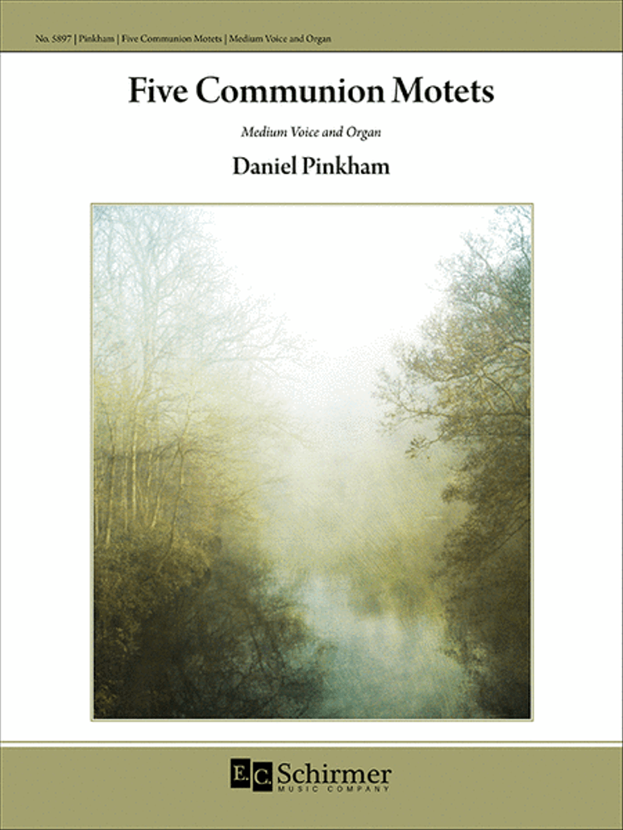 Five Communion Motets Five Communion Motets Medium Voice scores gallery preview page 1