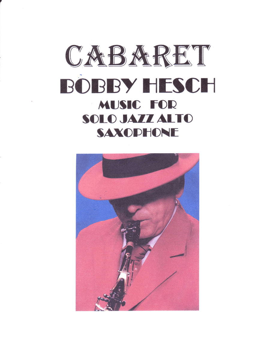 Cabaret Alto Saxophone scores gallery preview page 1