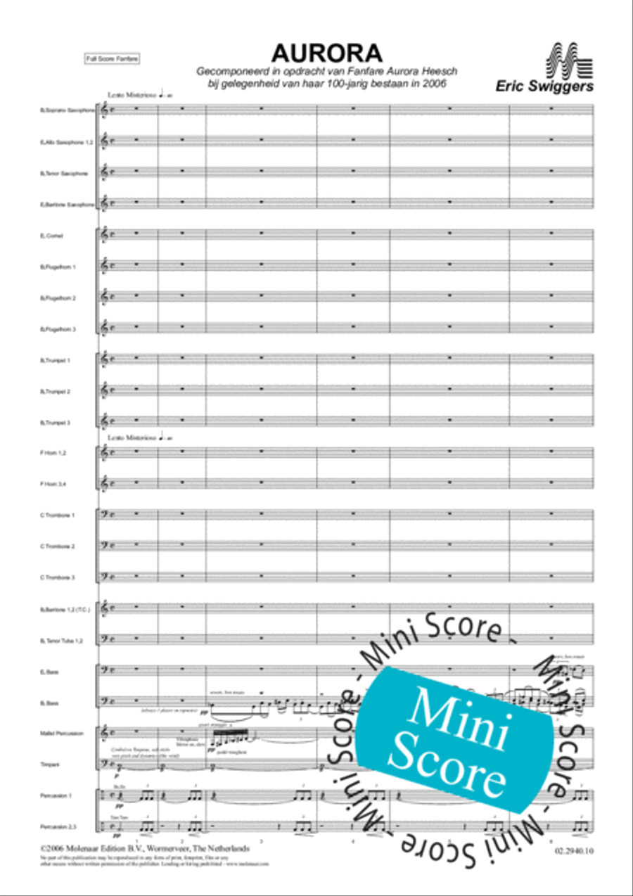 Aurora Fanfare Band scores gallery preview page 7