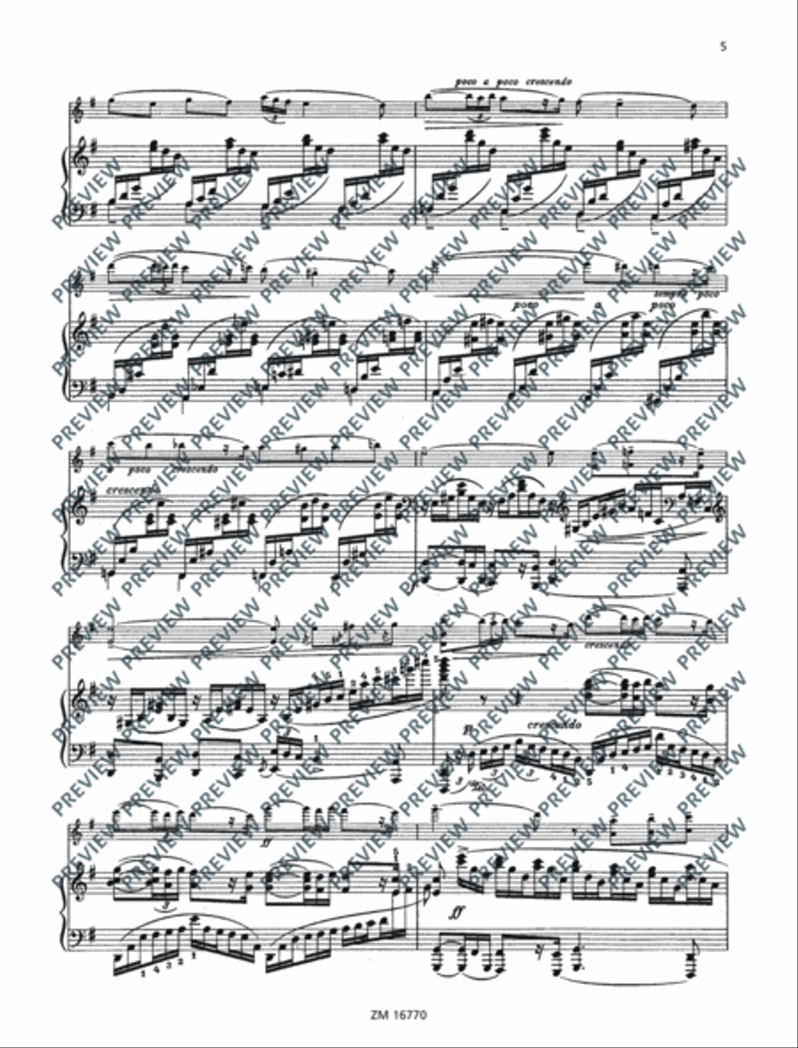 Sonata No. 2 G major Violin Solo scores gallery preview page 6