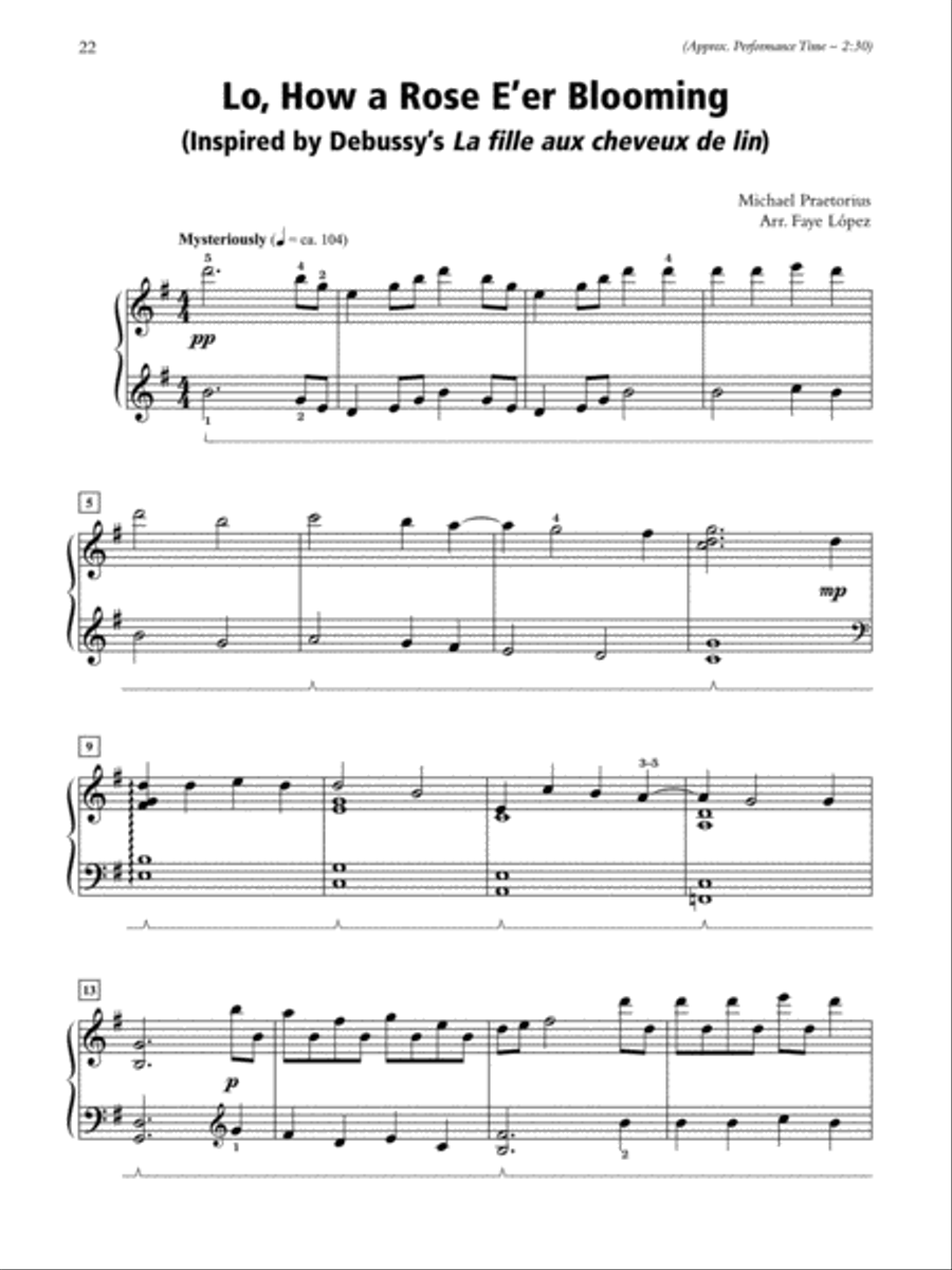 An Impressionistic Christmas Piano Solo scores gallery preview page 5