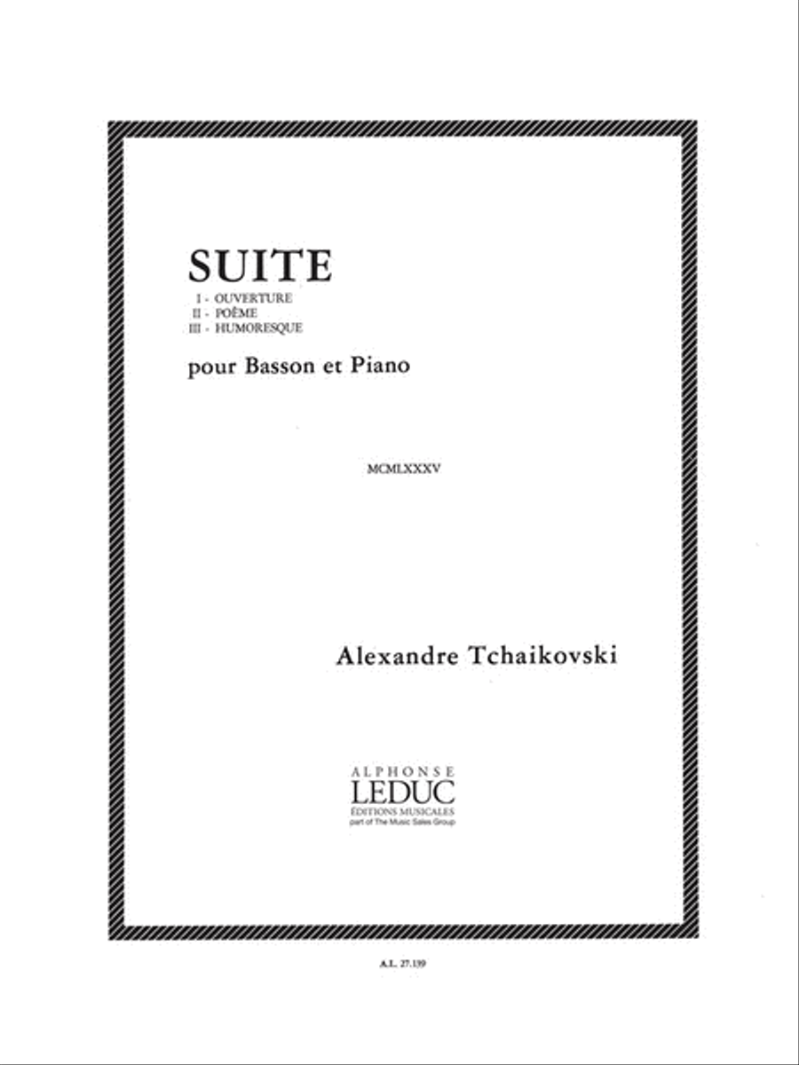 Suite (bassoon & Piano)