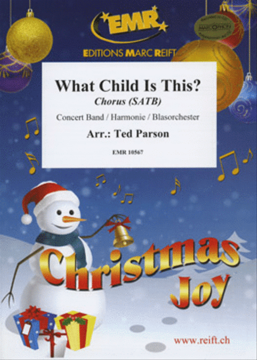 What Child Is This? 4-Part scores gallery preview page 1