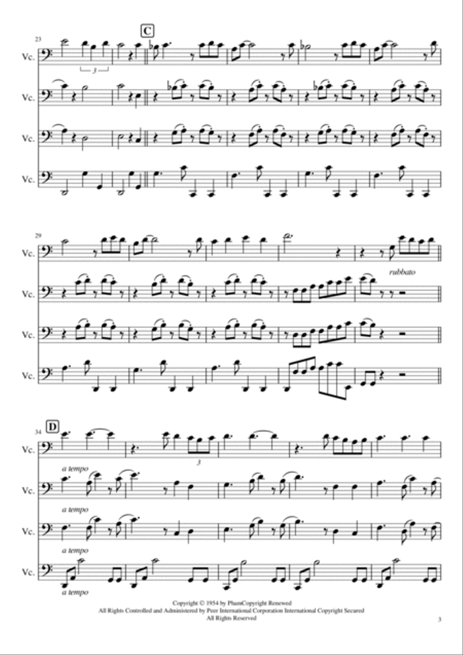 Cien Años String Quartet scores gallery preview page 3