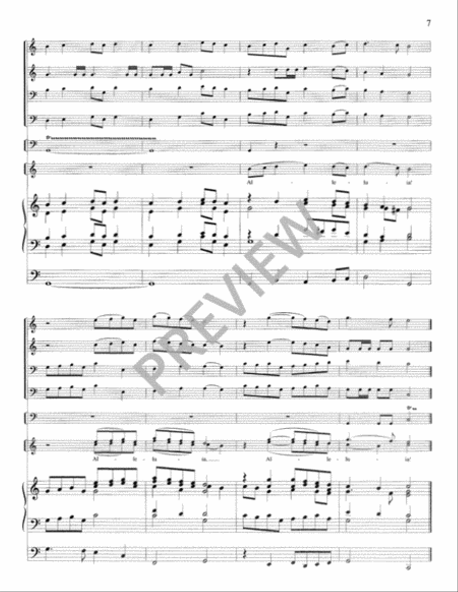 Festival Hymns for Organ, Brass, and Timpani - Volume 2, Easter Trombone scores gallery preview page 9