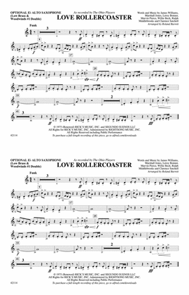 Love Rollercoaster: Optional Alto Sax